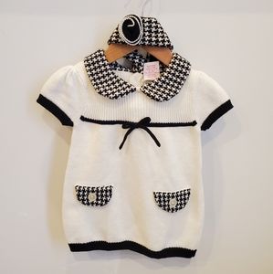 Baby Causal/Formal Dress with a matching headband